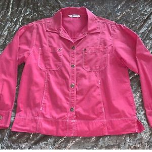 Fresh Produce Pink Cotton Shacket - size XXL - Excellent condition